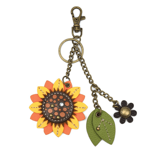Keychain - Yellow Sunflower