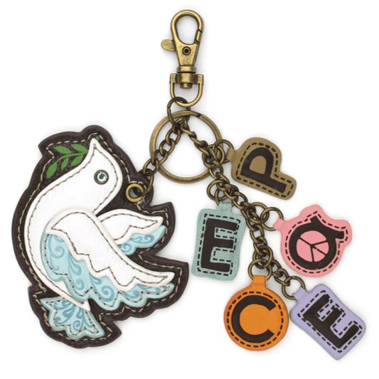 Keychain - Dove + PEACE
