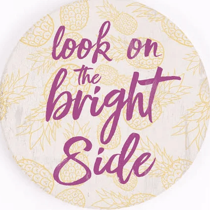 Car Coaster COA0186 - Look on the Bright Side