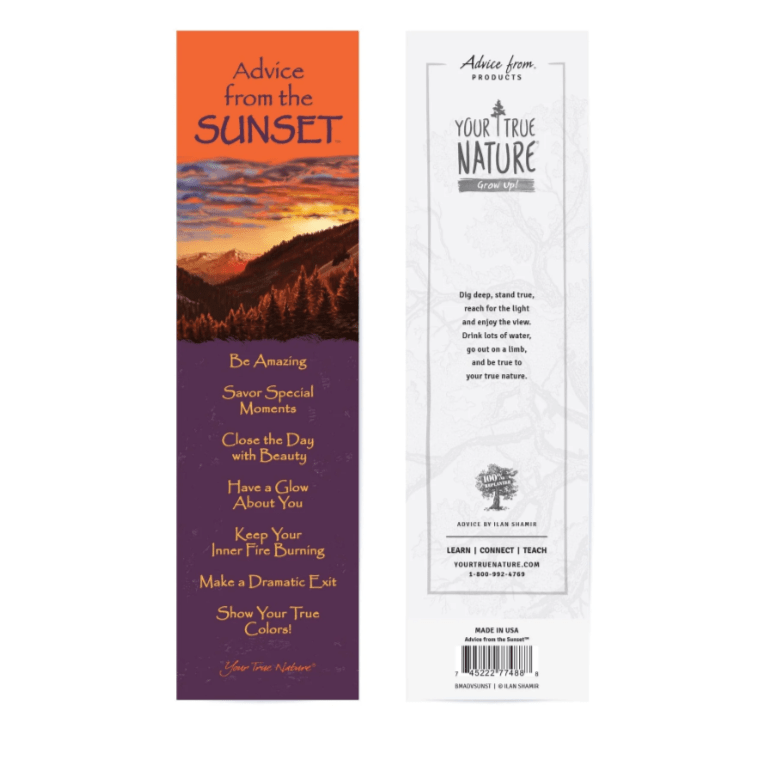 Bookmark - Advice From the Sunset