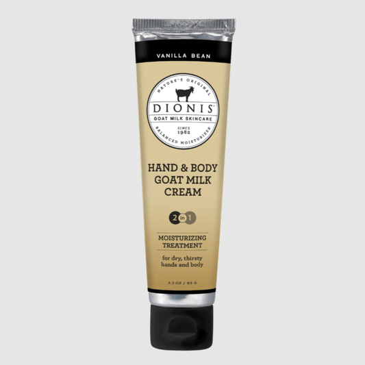 Lotion - Dionis Vanilla Bean Goat Milk Hand & Body Cream, 3.3oz Bottle