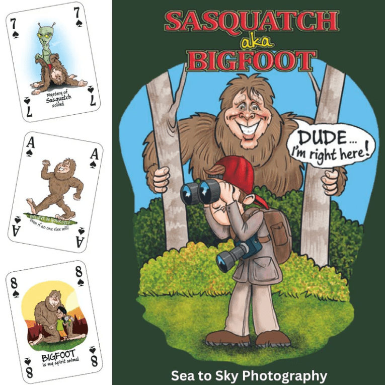 Playing Cards - Sasquatch aka Bigfoot