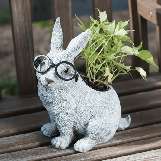 Planter - Rabbit w/ Glasses