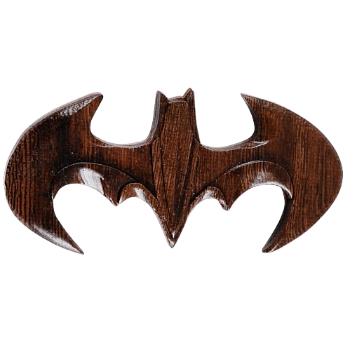 Wooden Batman Magnet