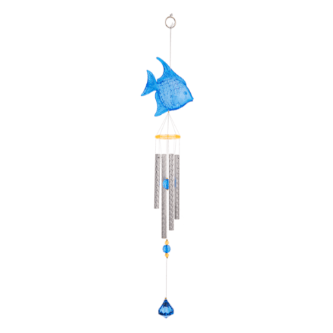 Windchime - Crystal Expressions Blue Fish