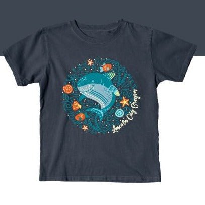 Youth T-Shirt Baja Shark & Seashells