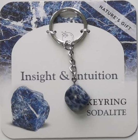 Keychain - Nature's Gift - Sodalite - Healing Keyring