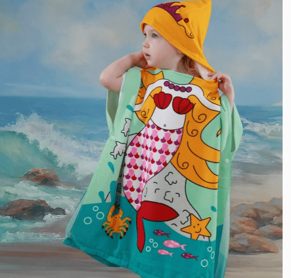 Towel - Blue Mermaid Poncho