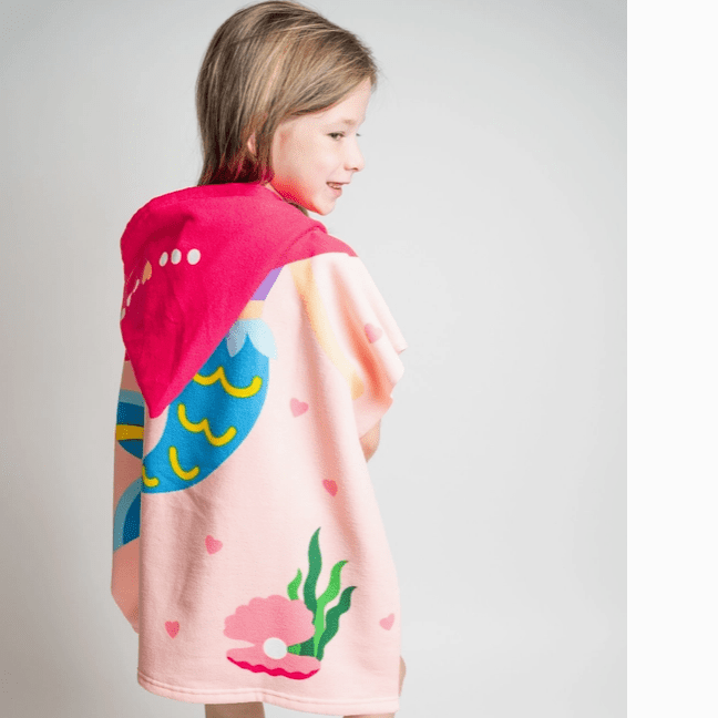 Towel - Pink Mermaid Poncho