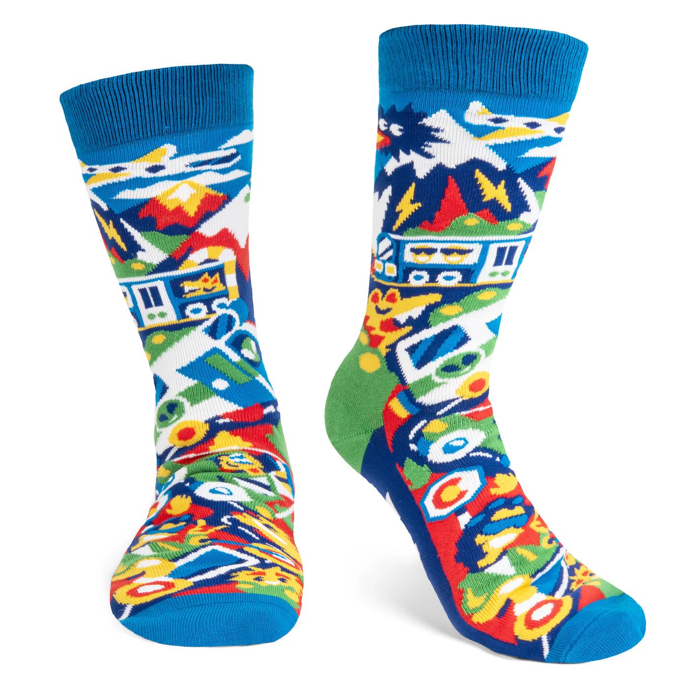 Socks - Crew Length 'Travel More, Worry Less' Socks