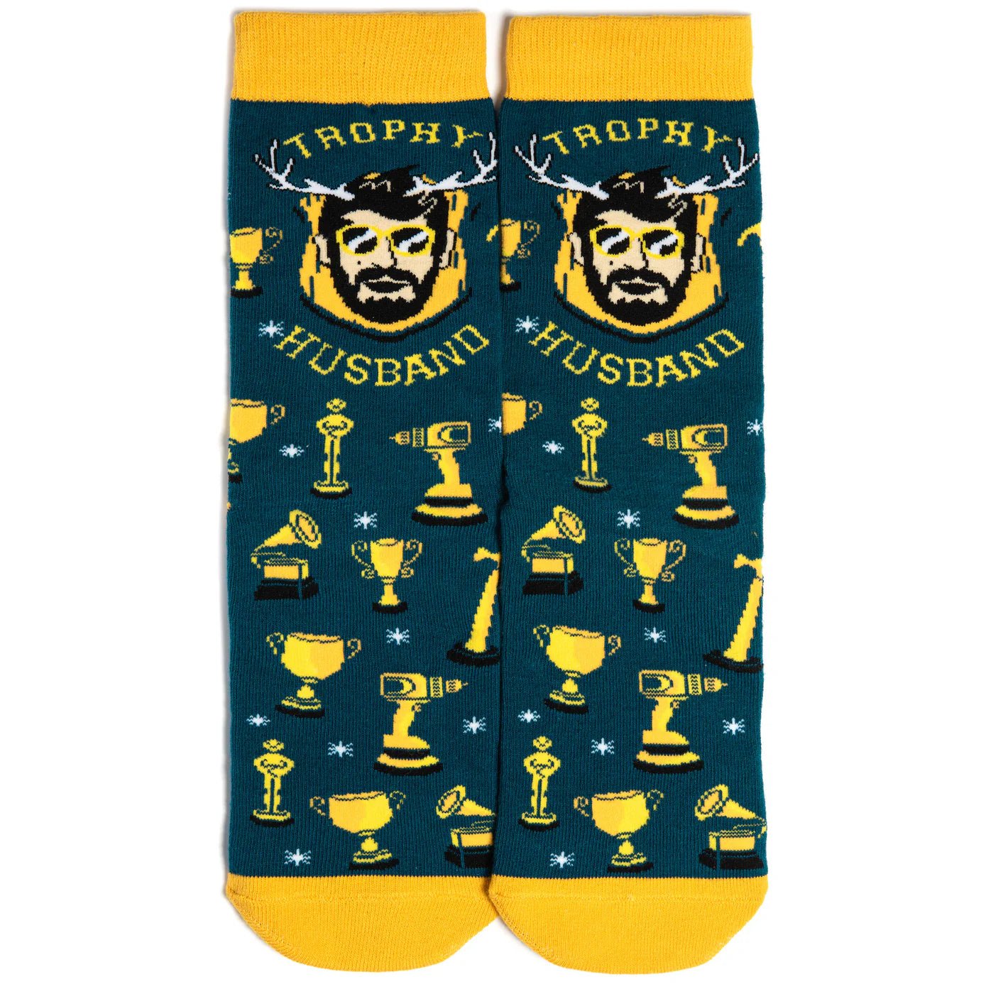 Socks - Crew Length 'Trophy Husband' socks