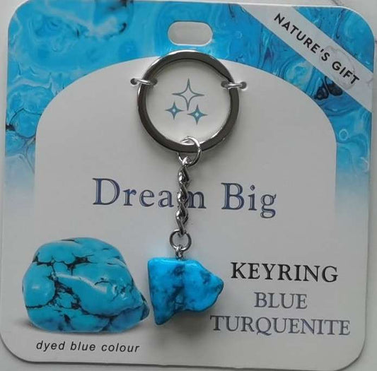 Keychain - Nature's Gift - Turquenite - Wishing Keyring