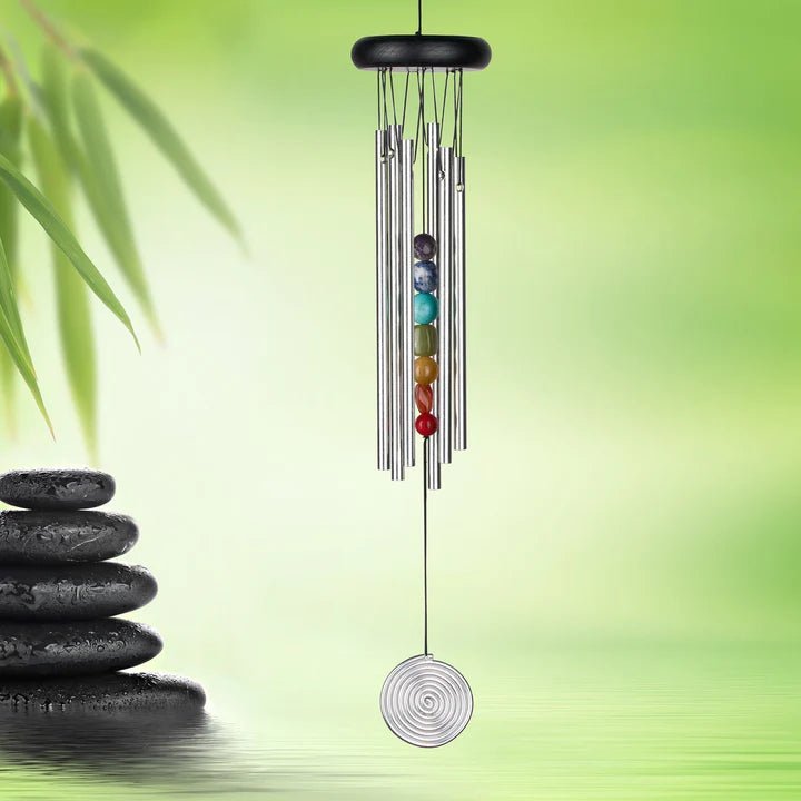 Chakra Chime Seven Stones Silver