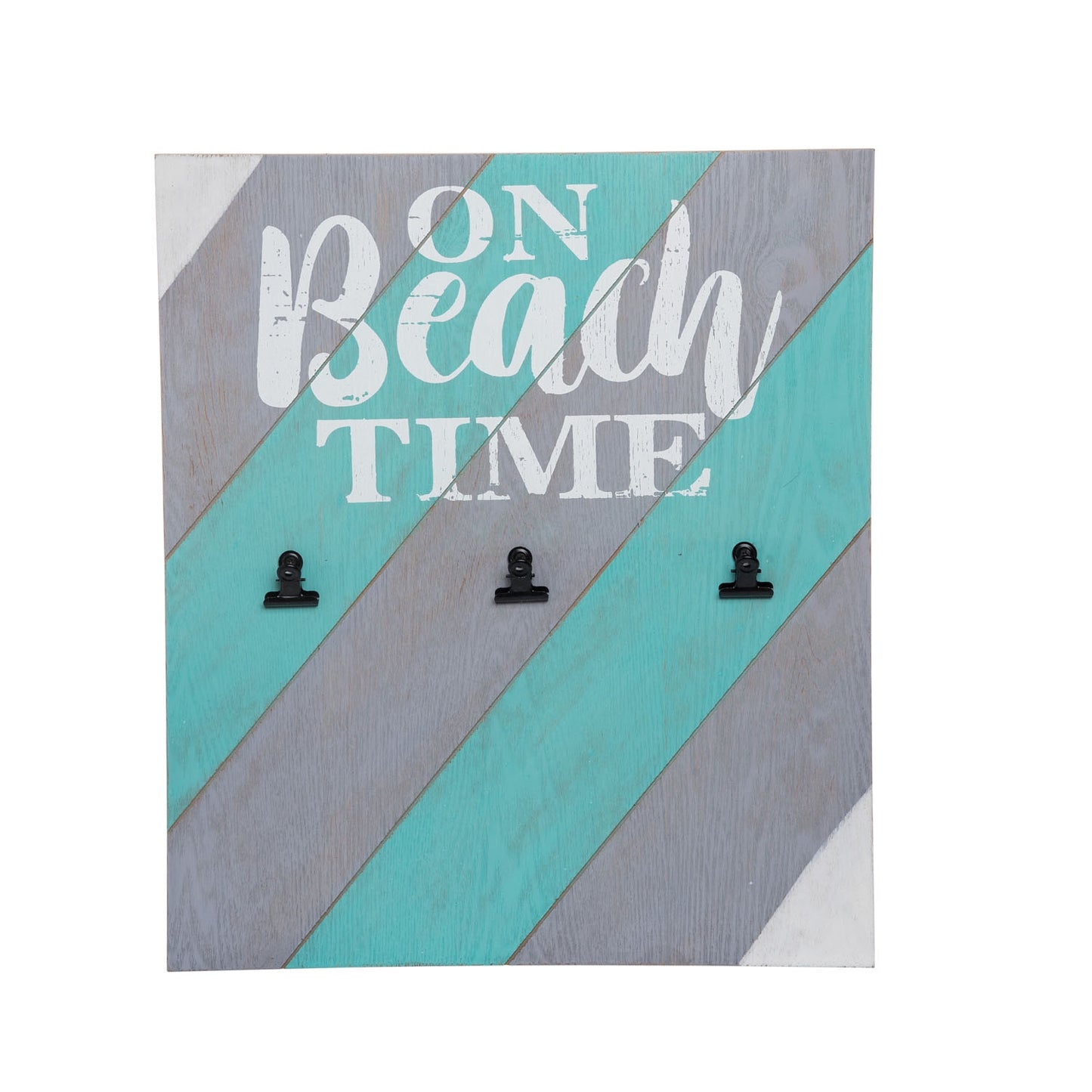 Wall Art - On Beach Time Picture Holder Plaque