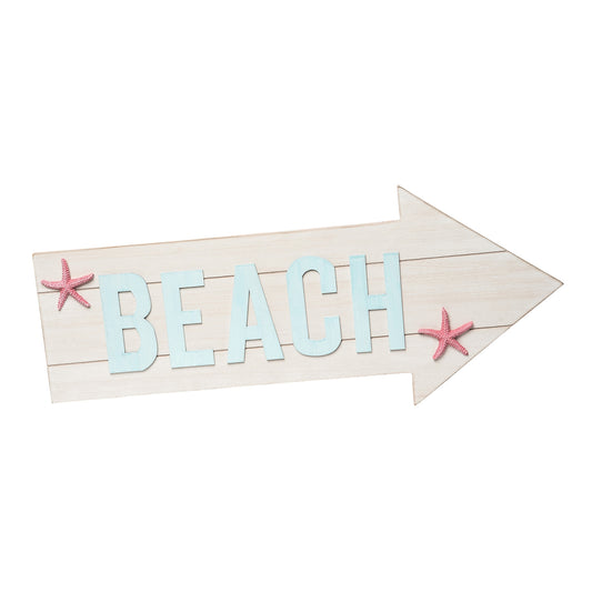 Wall Art - Wooden Beach Arrow