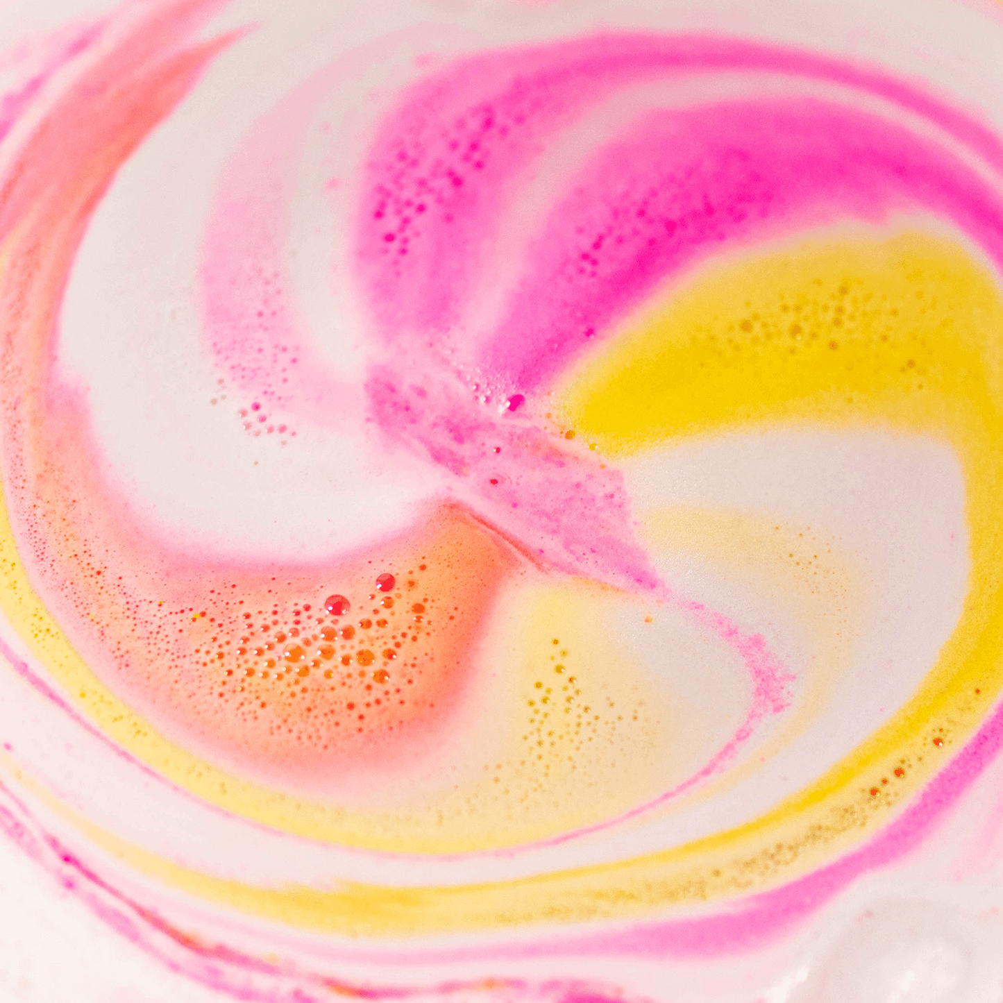 Bath Bomb - Hand Painted Color Burst  Flamingo