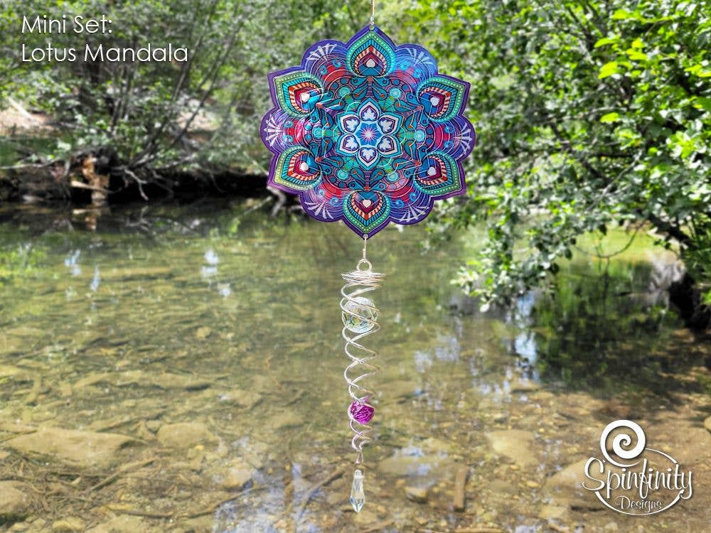 Wind Spinner - Mini Set Lotus Mandala