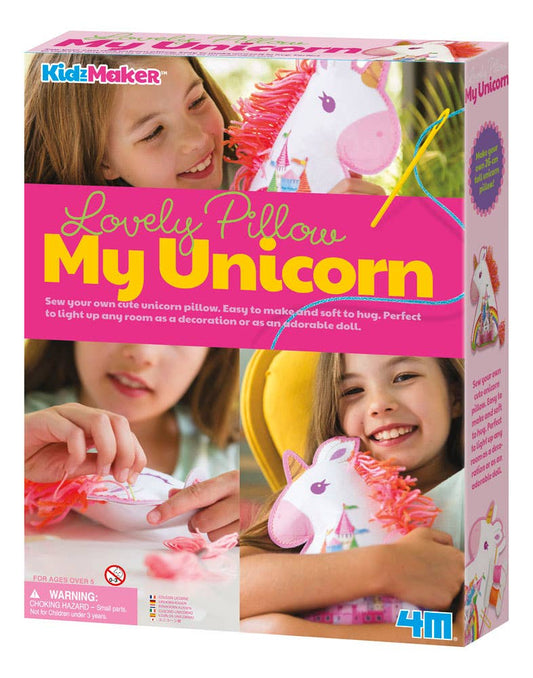 4M Make A Unicorn Pillow Kids Craft Kit
