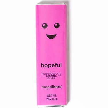 Chololate - Moodibars® HOPEFUL Milk Chocolate Caramel Filled 1.75oz bar