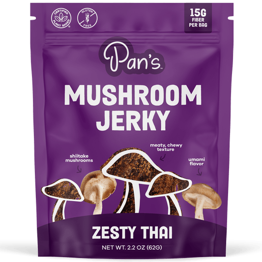 Pan's Mushroom Jerky - 2.2oz Zesty Thai