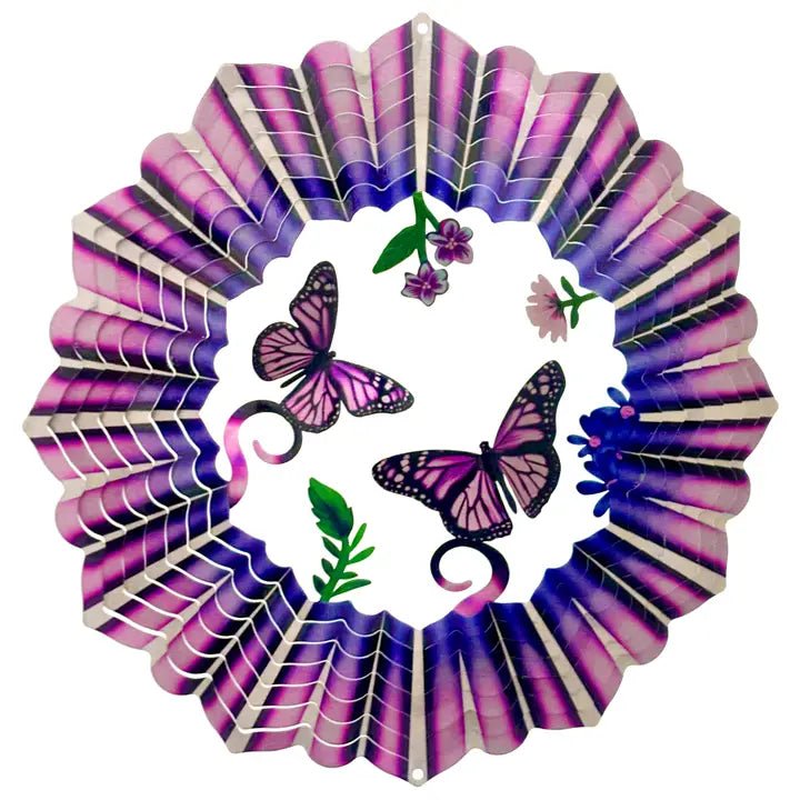 Wind Spinner - Large 3D Pink Butterfly
