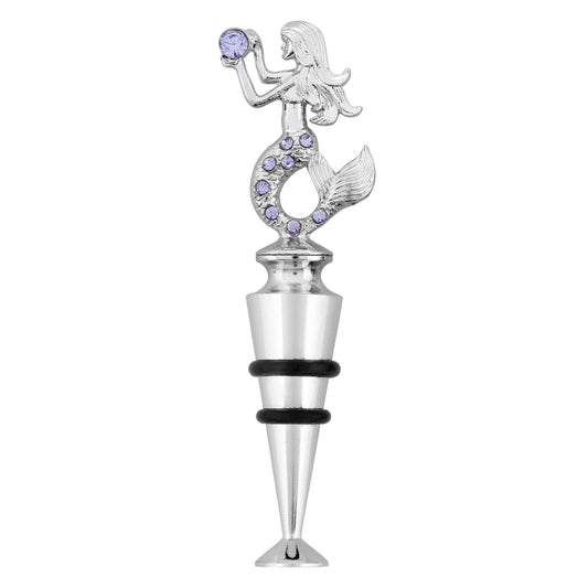 Wine Bottle Stopper - Crystal Mermaid