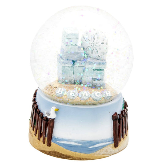 Snow Globe - Love The Beach Sand Dollar Water Ball