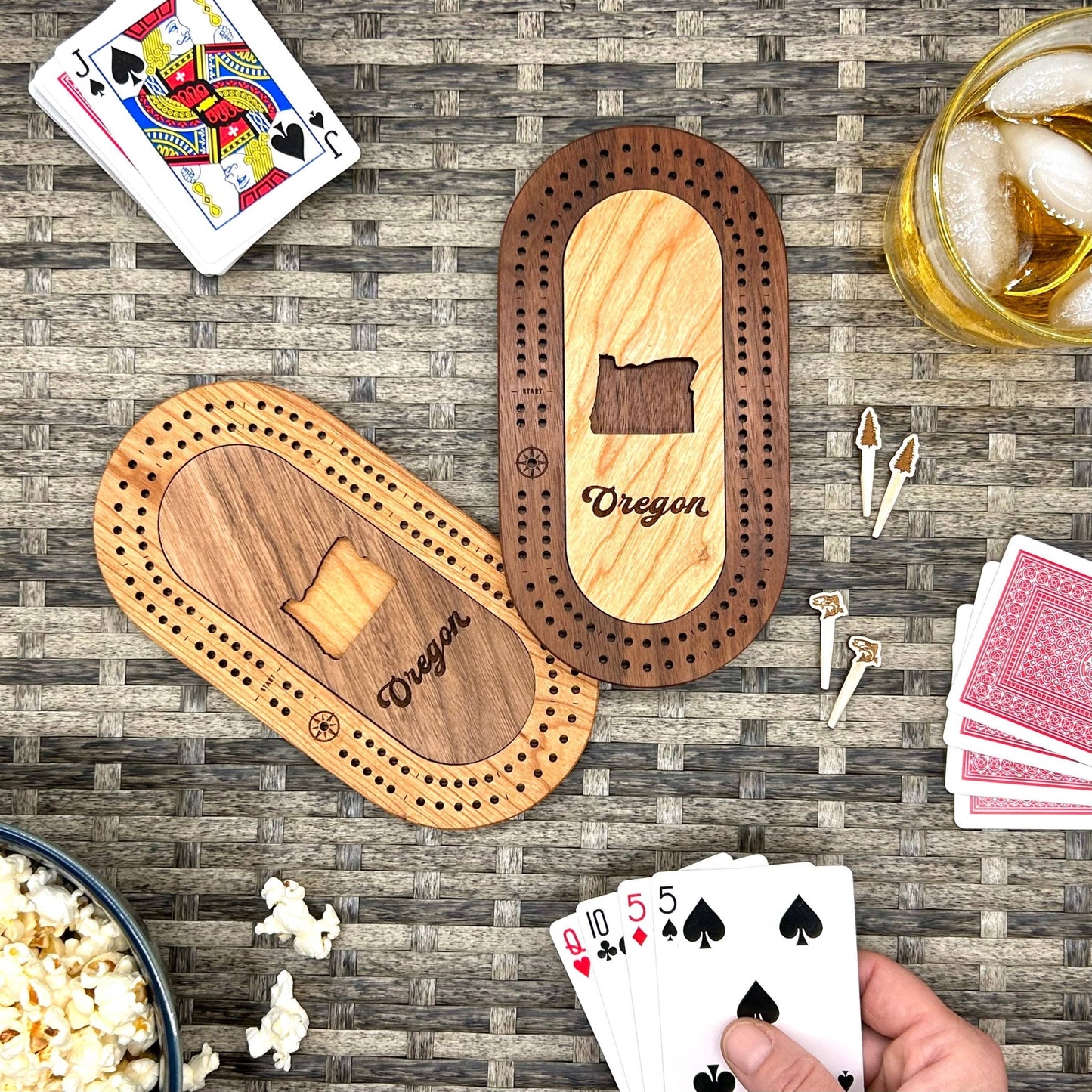 Oregon Mini Travel Cribbage Board