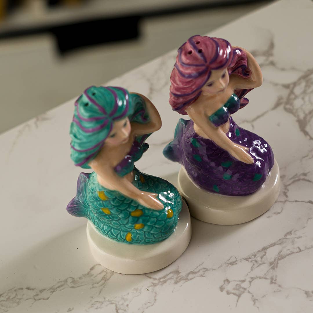 Salt and Pepper Shaker - Mermaids Set