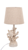 Lamp - Whitewash Accent Lamp w/Sea Turtle on Coral