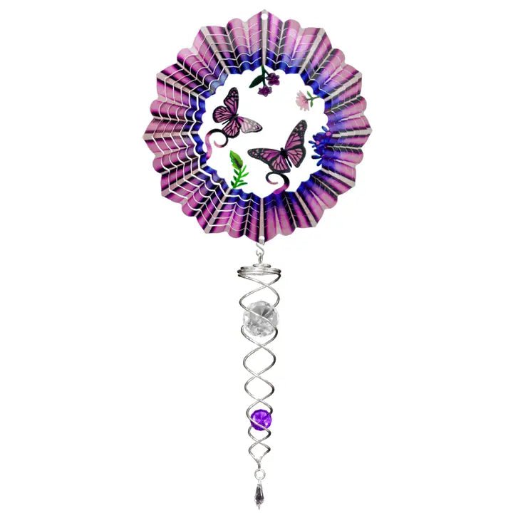 Wind Spinner - Mini Set 3D Pink Butterfly