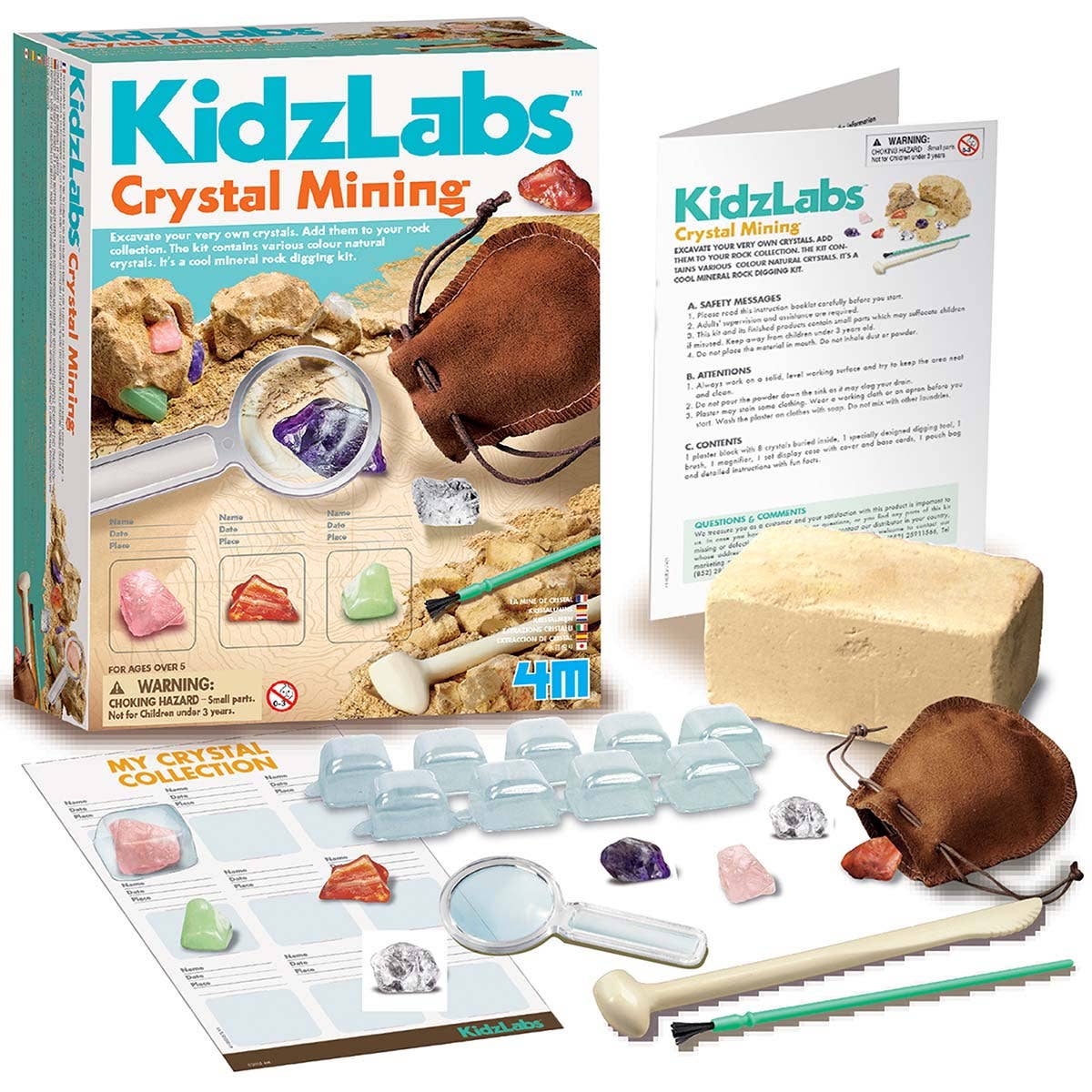 4M Crystal Mining STEM Science Kit