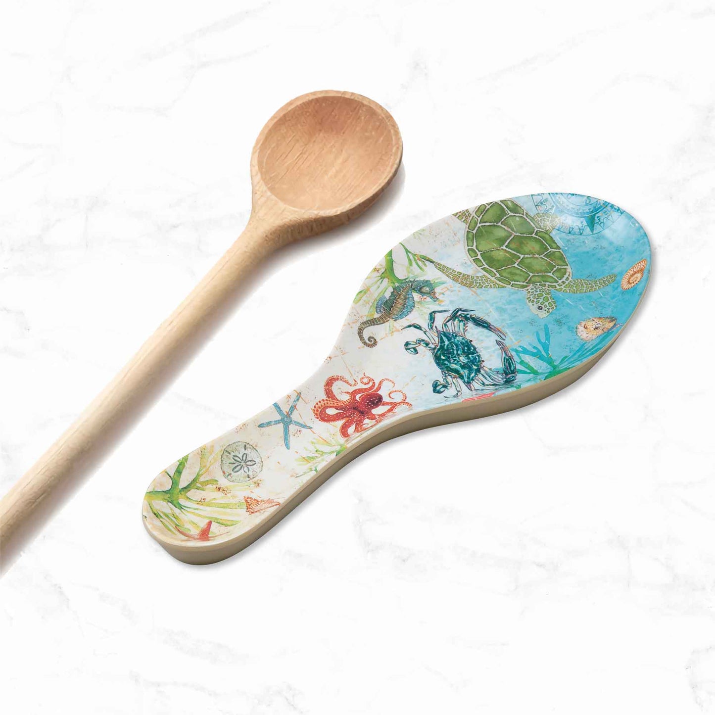 Spoon Rest - Sealife Melamine