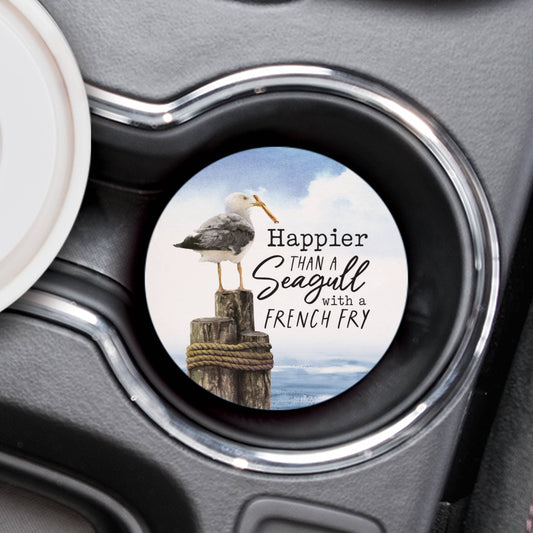 Coaster - Happier Than A Seagull Car Coaster CSTS1000