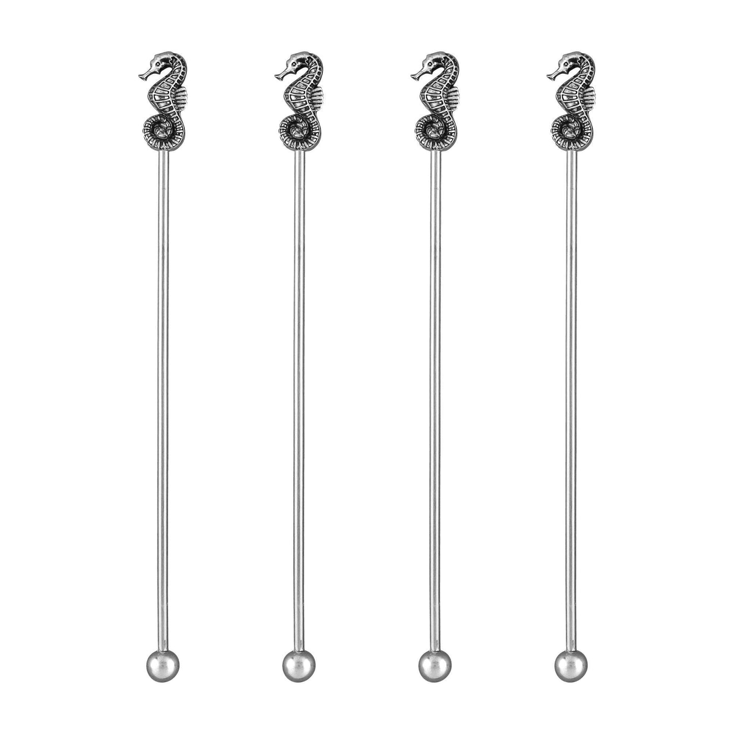 Swizzle Stick - 4-Piece Seahorse