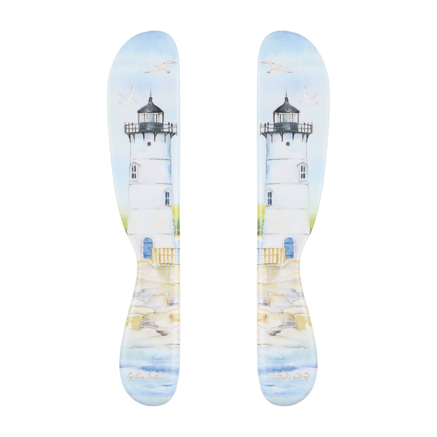 Cheese Spreader - 6-Piece Lighthouse Melamine
