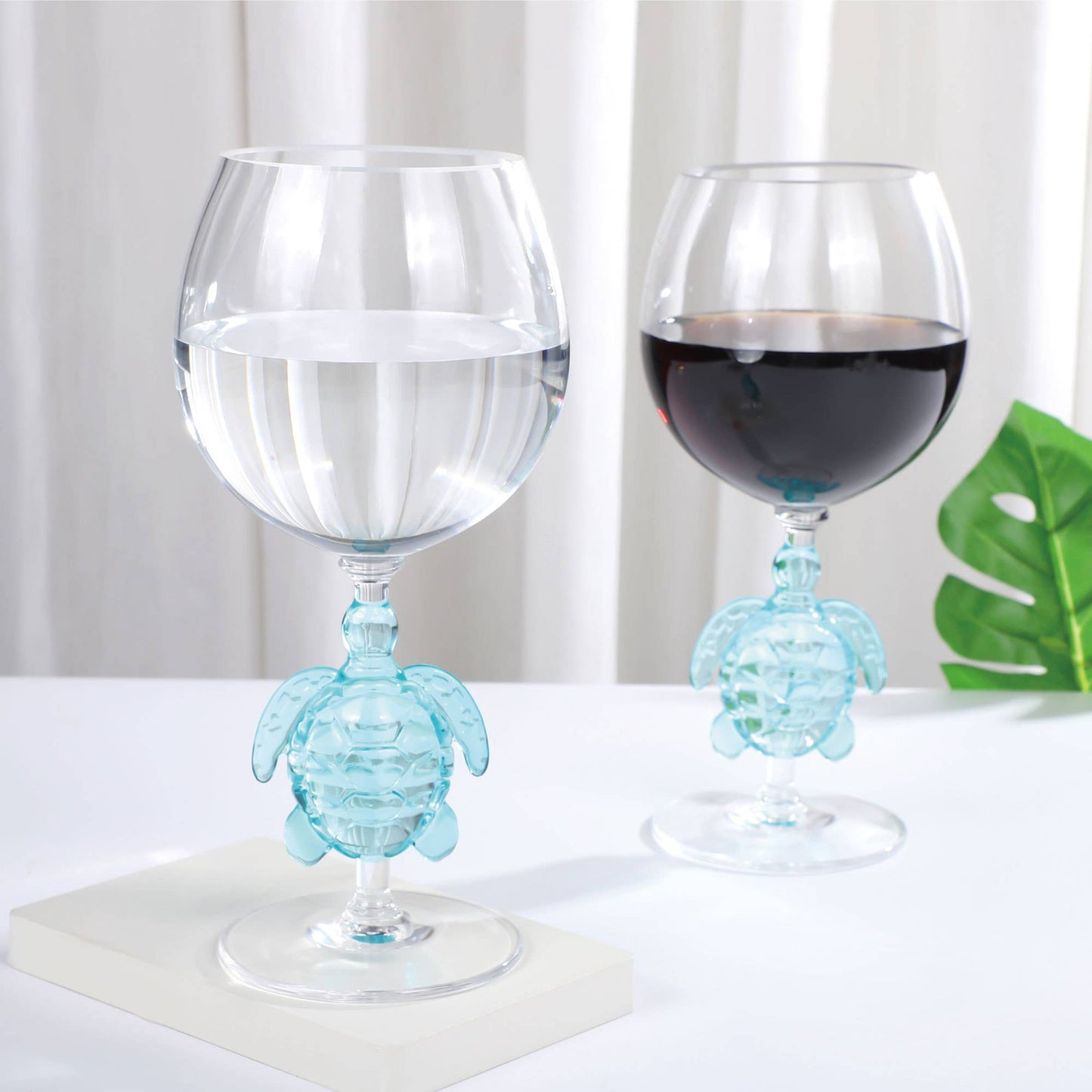 Wine Glass - Sea Turtle 20oz Acrylic Plastic