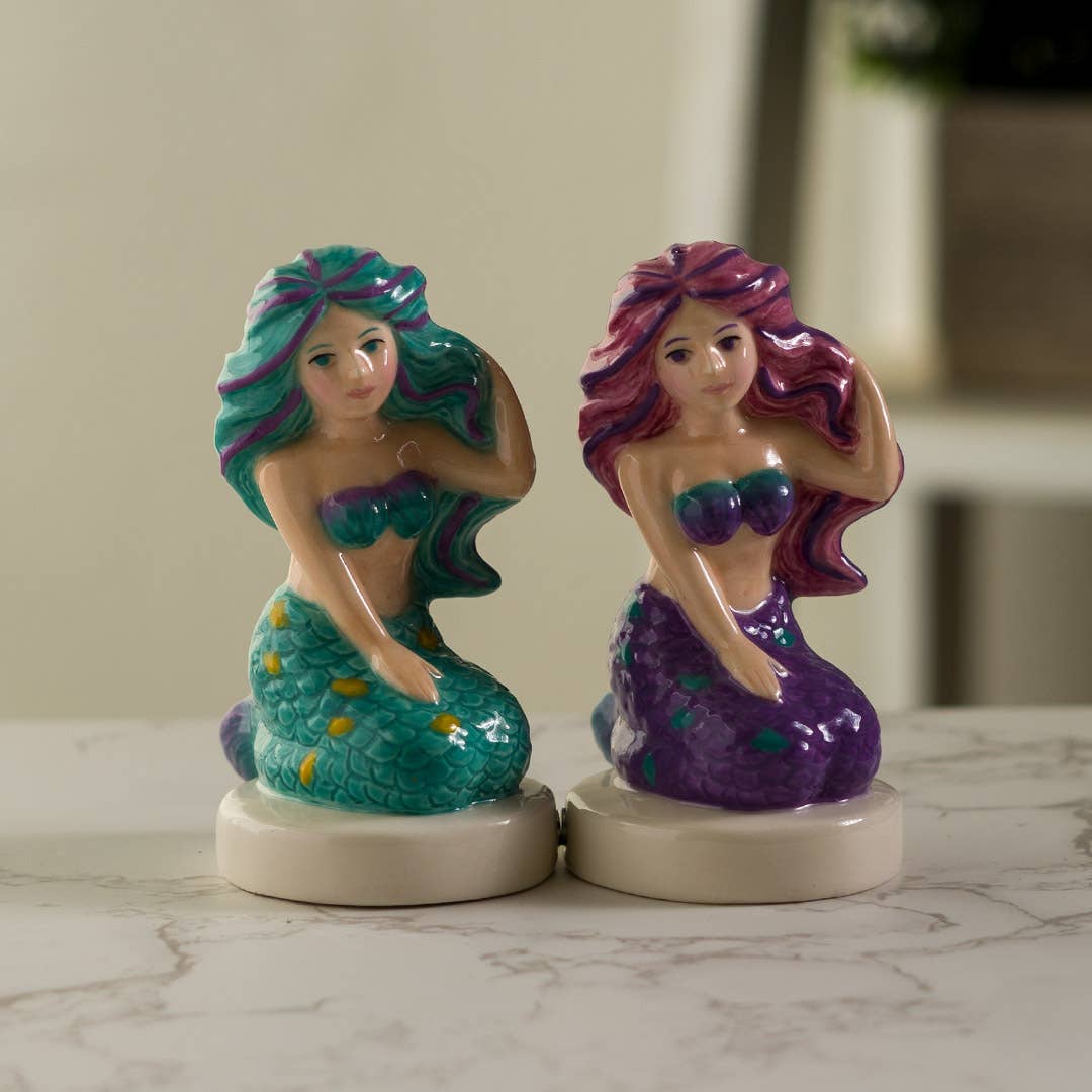 Salt and Pepper Shaker - Mermaids Set