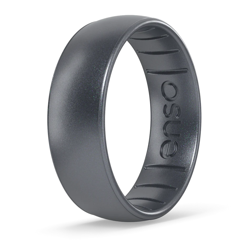 Ring - Silicone Elements Ring Gunmetal