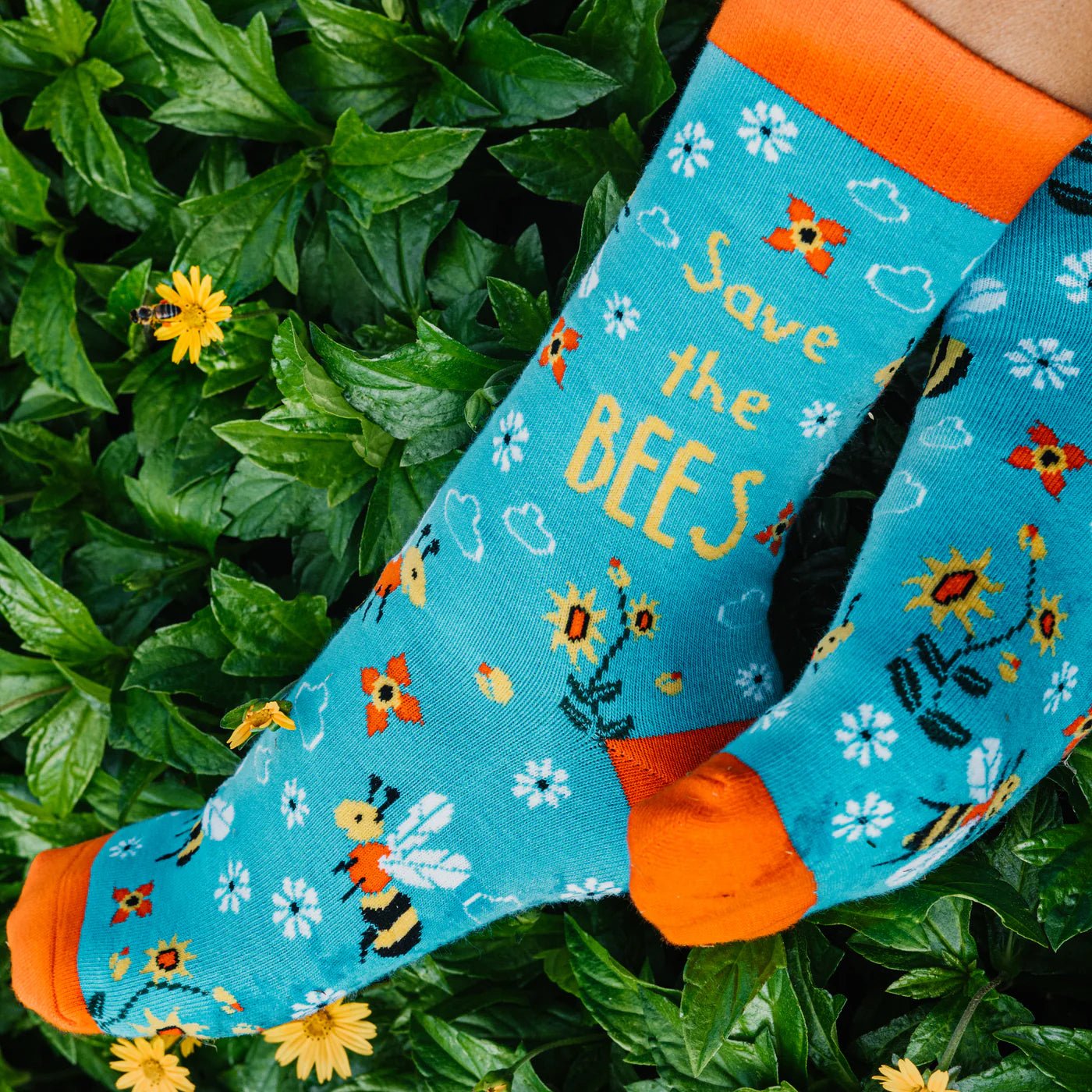 Socks - Crew Length 'Save the Bees' Socks