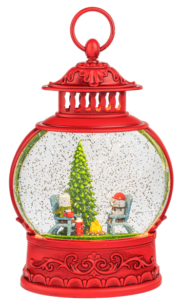 Holiday LED Light Up Shimmer S'mores Campfire Lantern