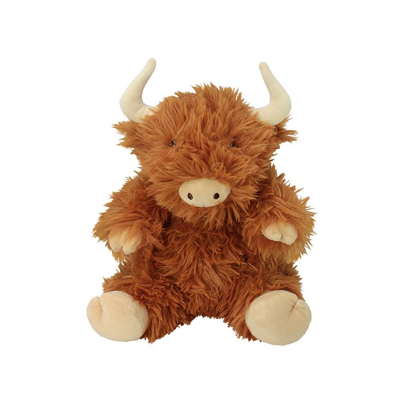 Stuffed Animal - 12" Sitting Highland Cow