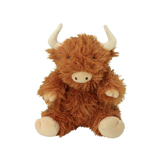 Stuffed Animal - 12" Sitting Highland Cow