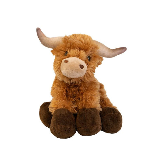 Stuffed Animal - 7" Poseable Highland Cow