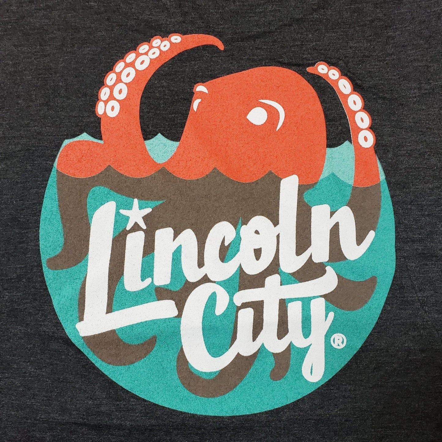 Youth T-shirt Lincoln City Logo Grey