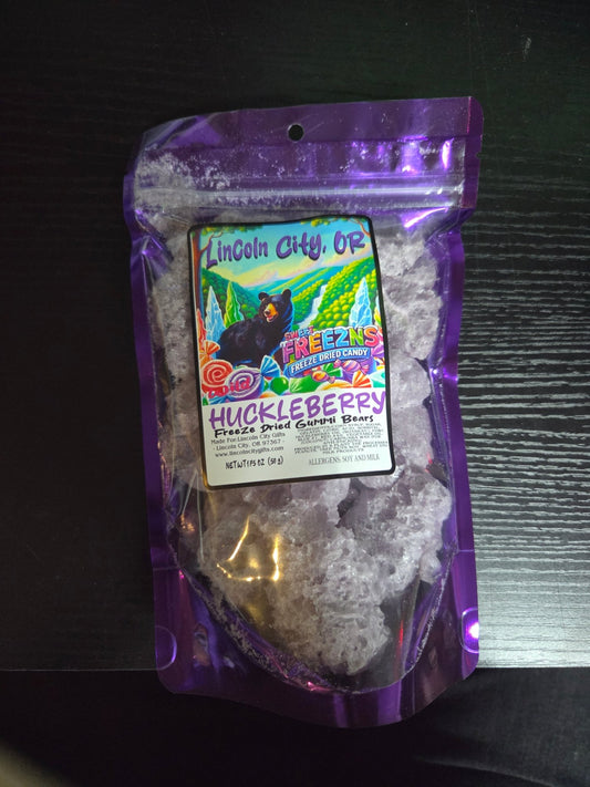 Food - Freeze Dried Huckleberry Gummy Bears