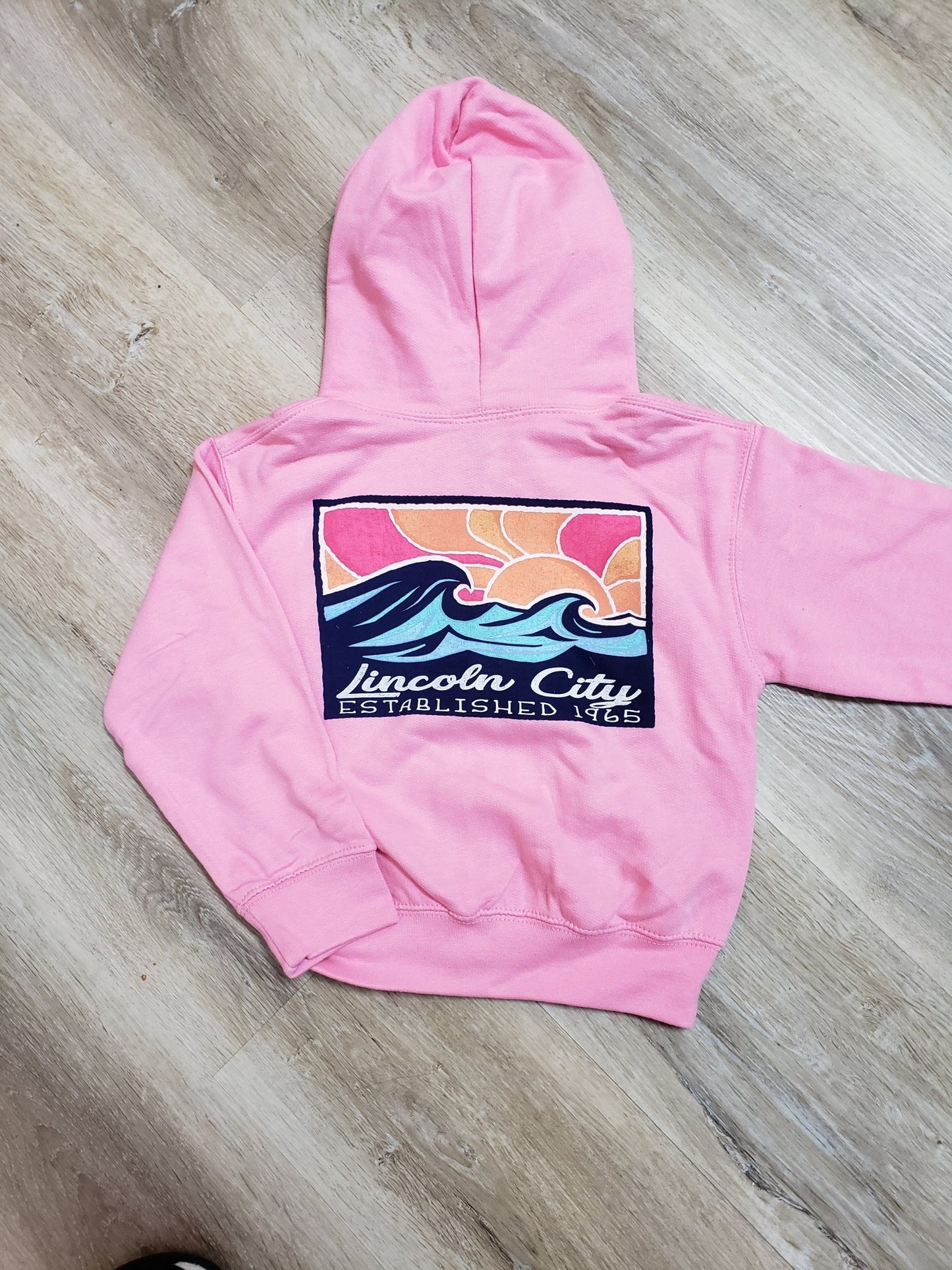 Youth Zip Hoodie Rose to the Occasion Wave