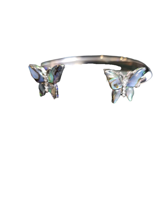 Bracelet - CFB 118 Cuff Double Butterfly