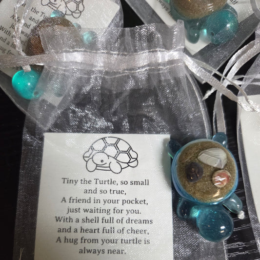 Resin Turtles - Sand & Shell