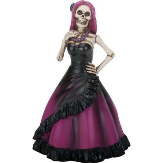 Figurine - Purple Lady Skeleton